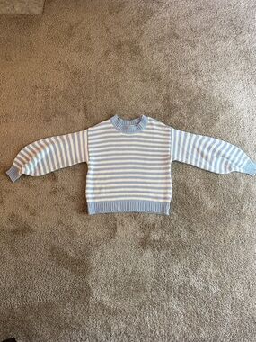 Princess Polly Blue and White Striped Sweater
